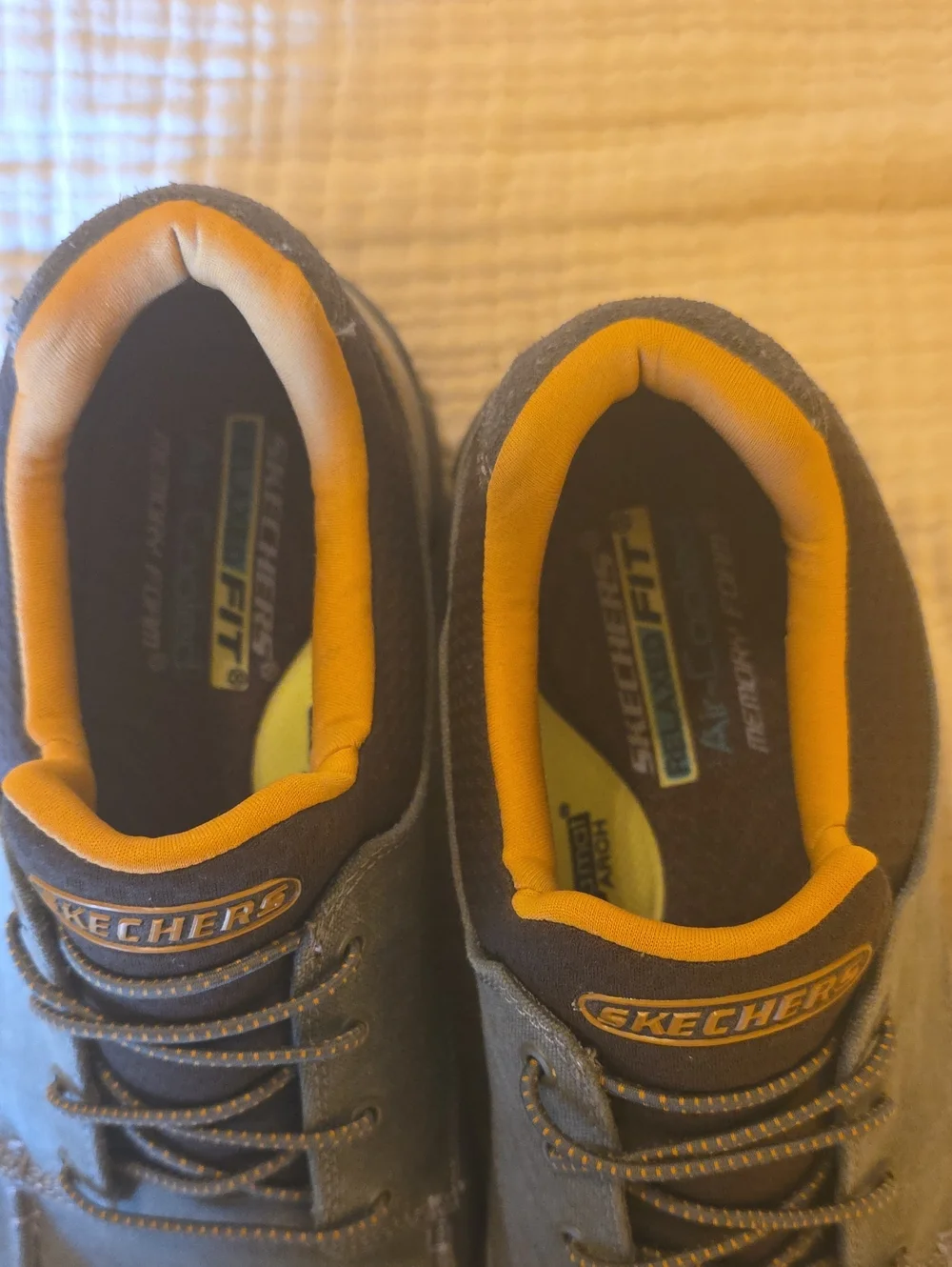 Skechers Men's Navy Canvas Slip-On Style With Steady Grip Size 13
